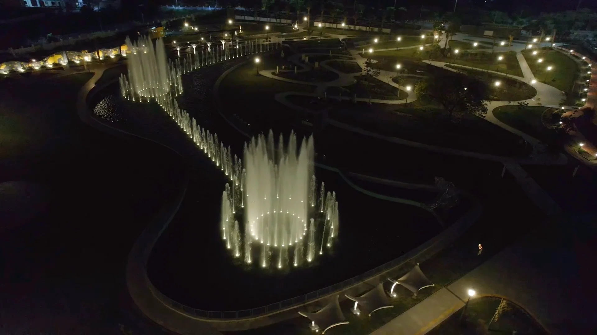 VEDVAN PARK WATER SCREEN PROJECTION on Vimeo
