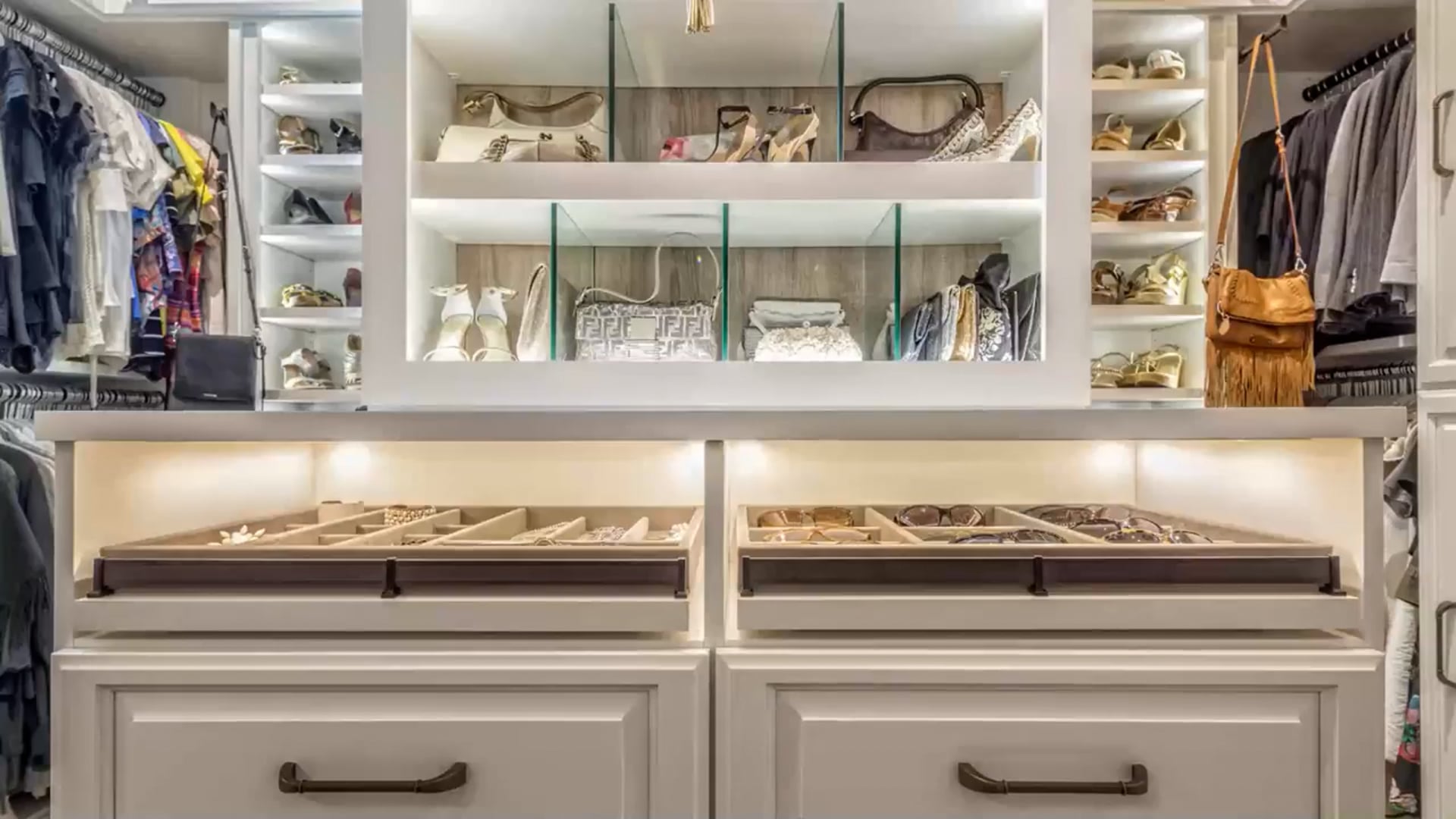 Giant Walk-In Closet - Showplace Cabinetry