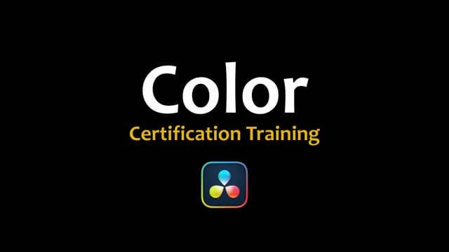 DaVinci Resolve Color Grading - Become a Certified Professional
