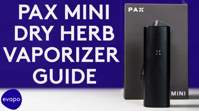PAX MINI Dry Herb Vaporizer - Platinum