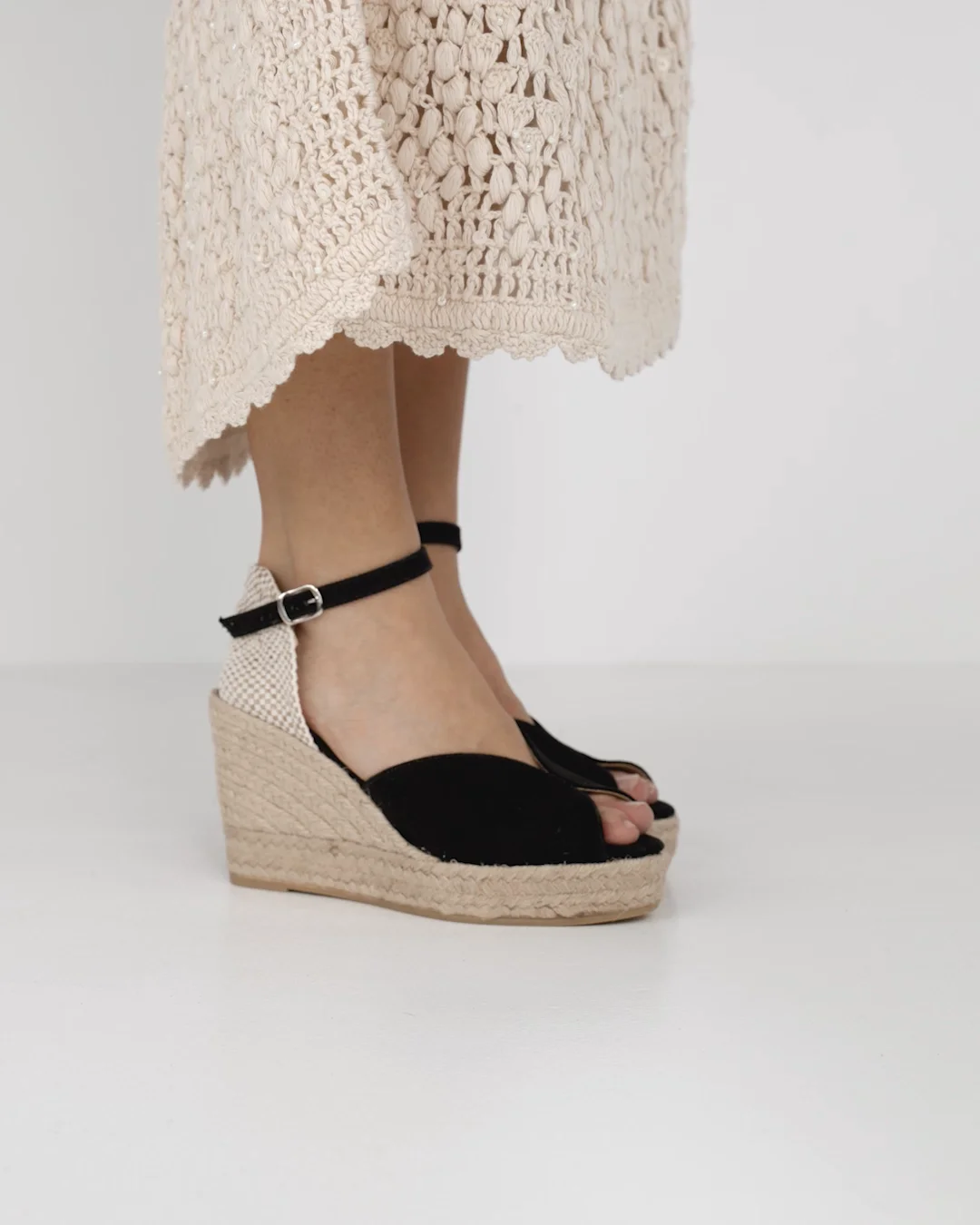Espadrillas Donna Piatte Con Fenicotteri – Suola In Sparto, Tela Traspirante, Cucite A Mano, Perfette Per L'Estate - 3