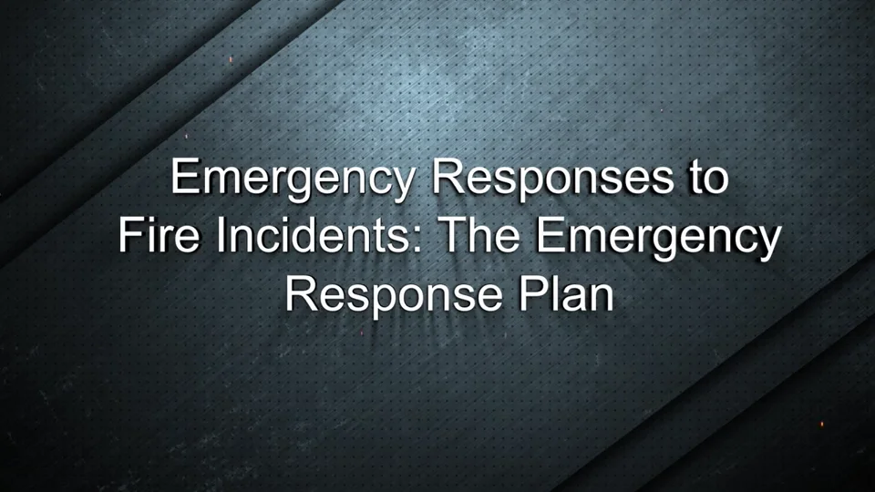 Paragon_Emergency Response to Fire Incidents_English Paragon