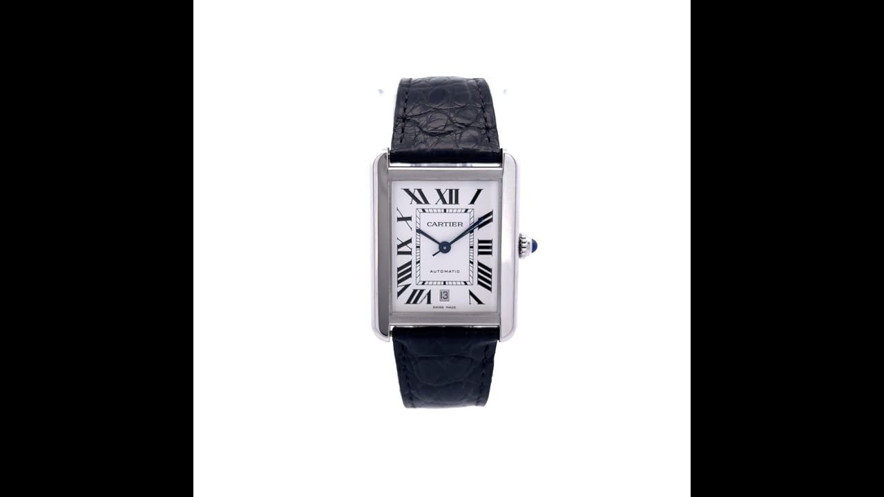 Cartier Tank Solo XL Automatic in Stainless Steel – Filigree Jewelers