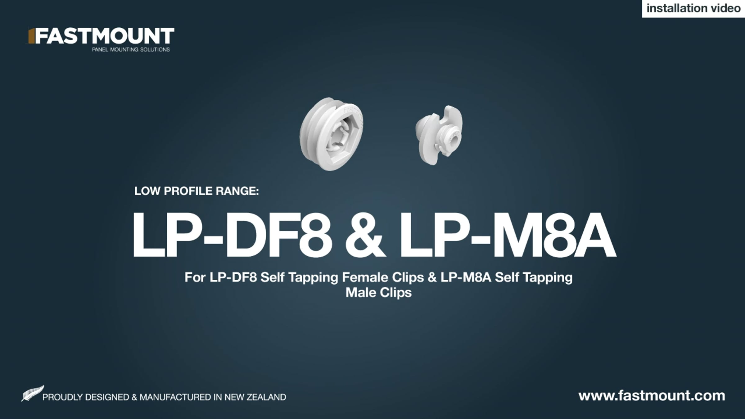 FASTMOUNT LP-DF8 & LP-M8A INSTALLATION | Videos & Movies on Vimeo