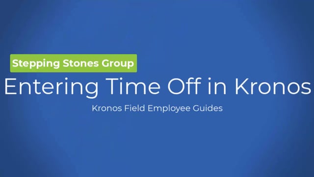 Entering Time Off