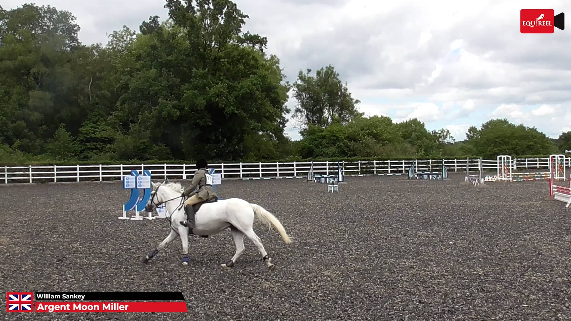 EQUIREEL 173 William Sankey & Argent Moon Miller at COTSWOLD CUP