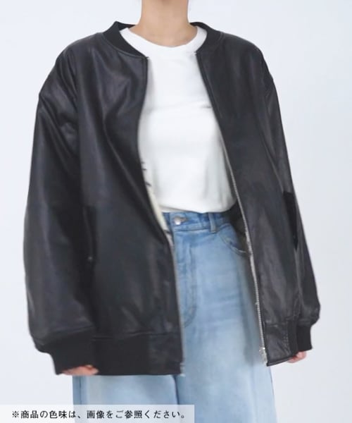 Anui/再入荷/2サイズ展開】リバーシブルボアブルゾン | [公式]ページ 