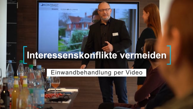 Interessenskonflikte mit Einwandbehandlung per Video beheben