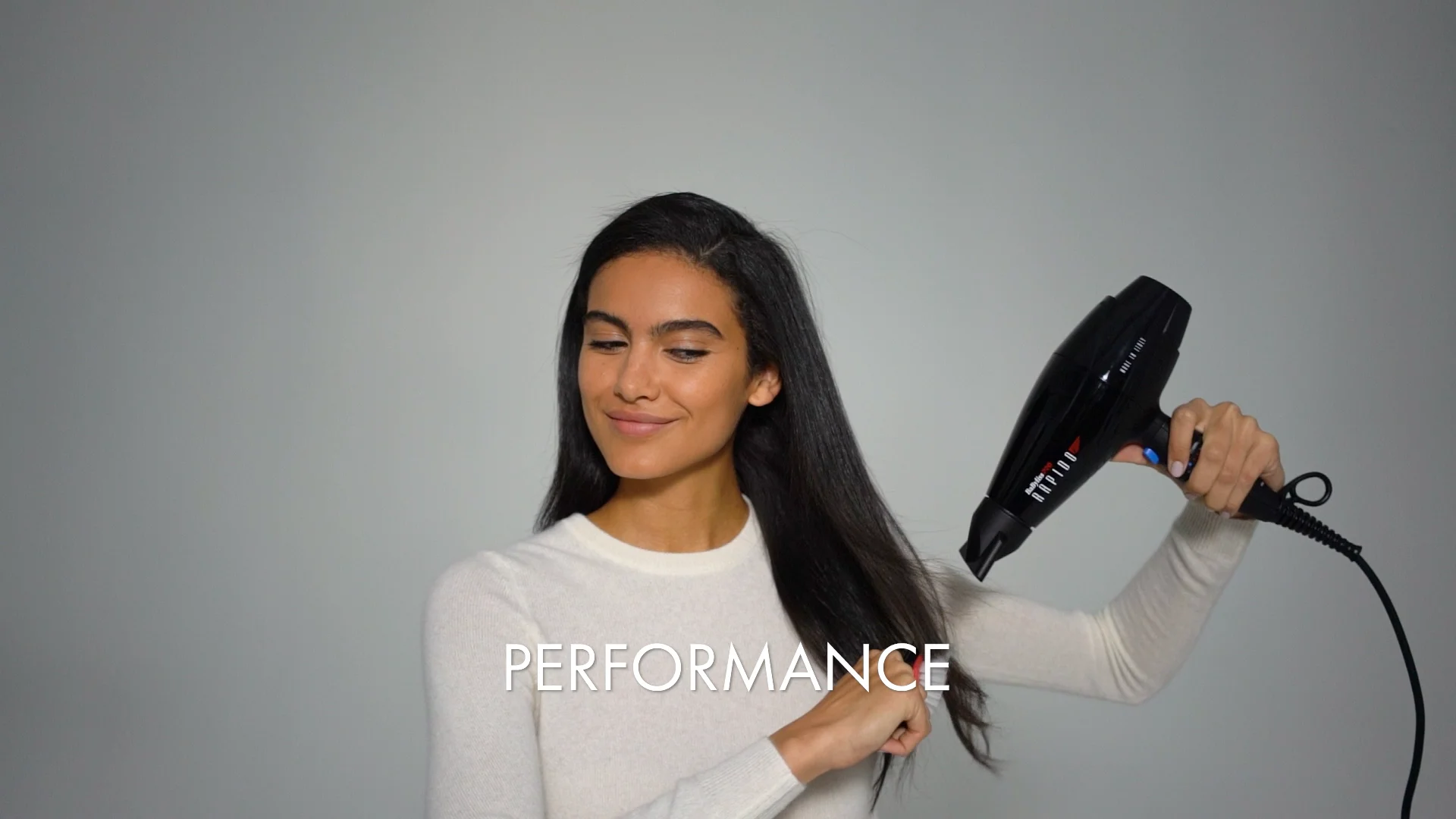 BaBylissPRO RAPIDO ヘアドライヤー Made in Italy BaBylissPRO Rapido Professional Hair Dryer, Black, Made in