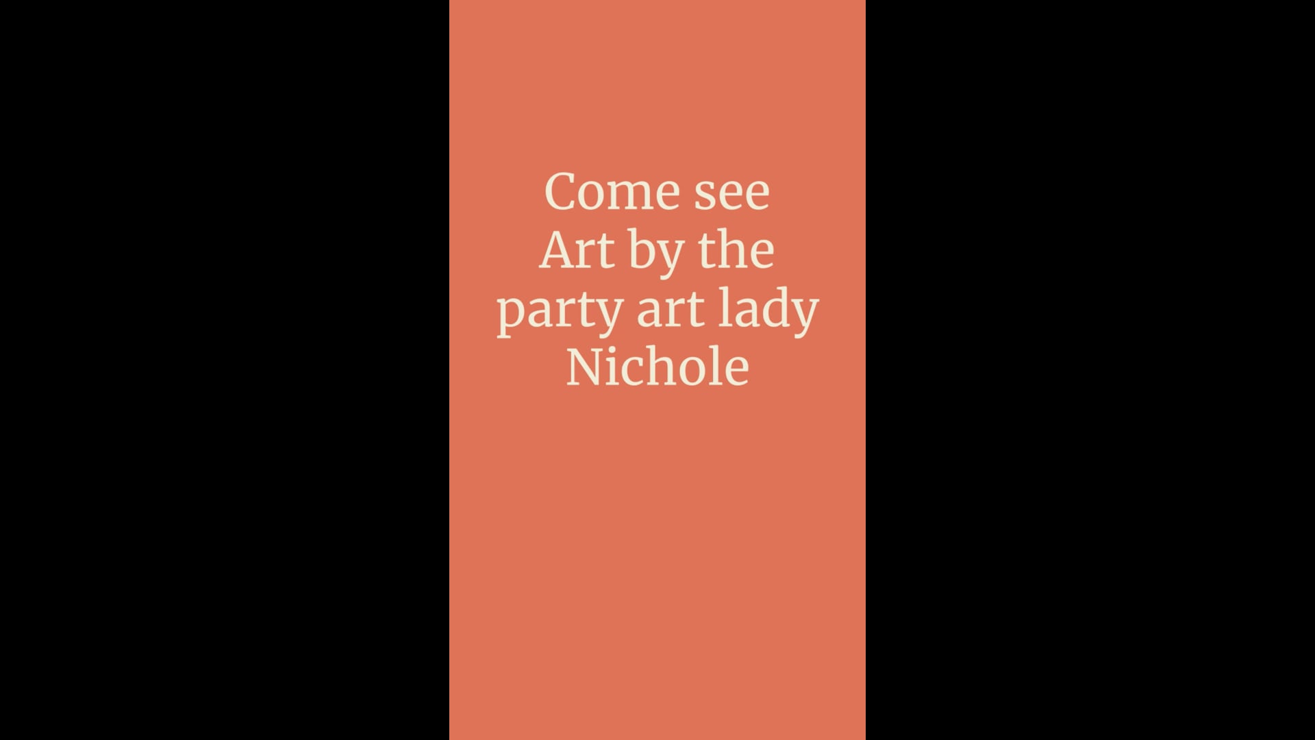 Promotional video thumbnail 1 for Party Art Lady