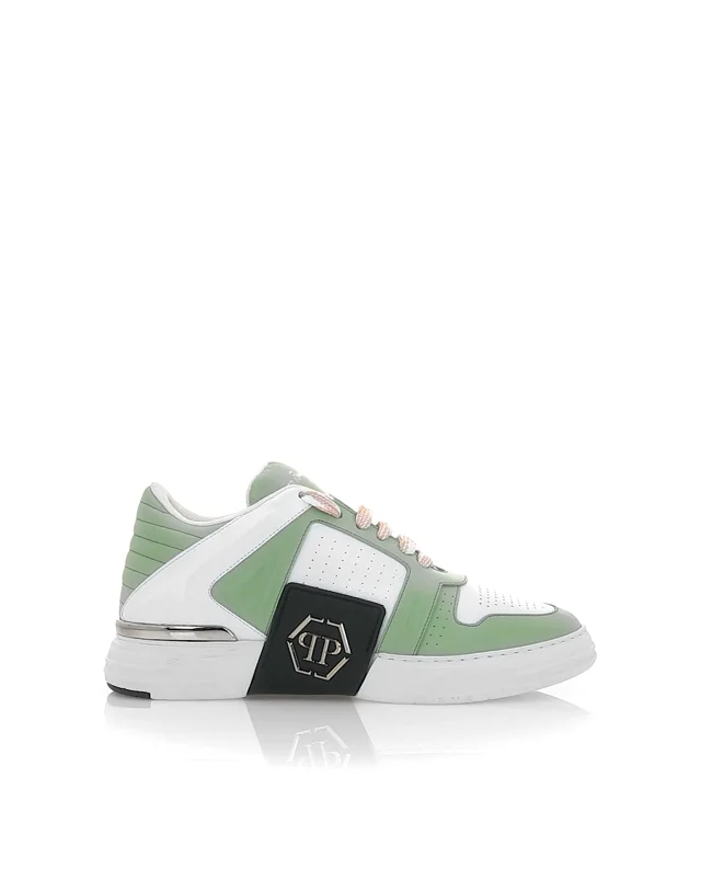 PHILIPP PLEIN, Green Men's Sneakers