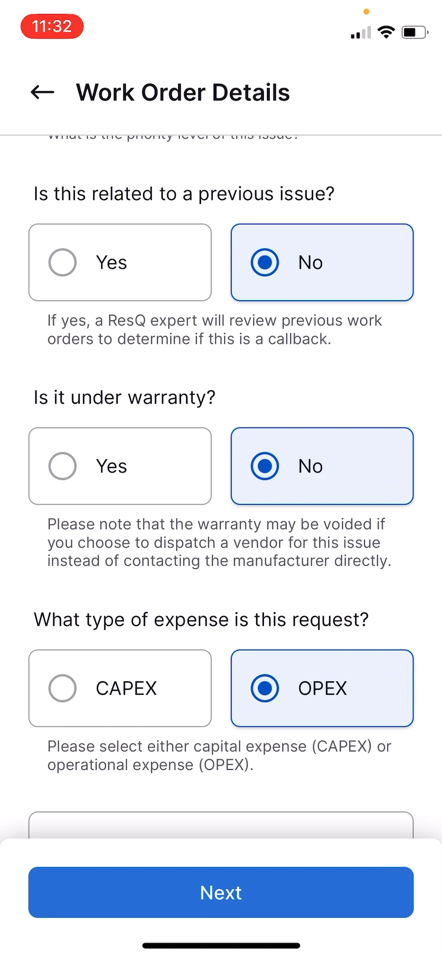 Submitting an internal work order on Vimeo