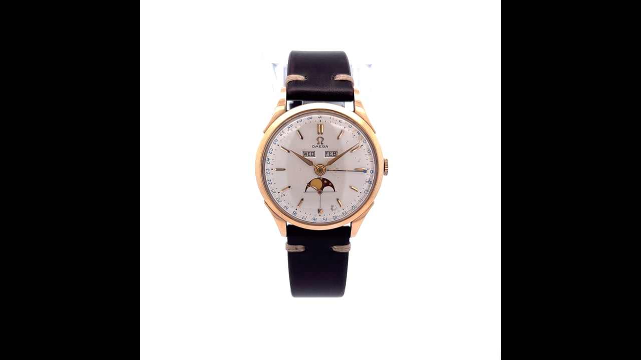 Omega Cosmic Triple Calendar Moon 2602-2 1947 – Filigree Jewelers