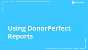Using DP Reports