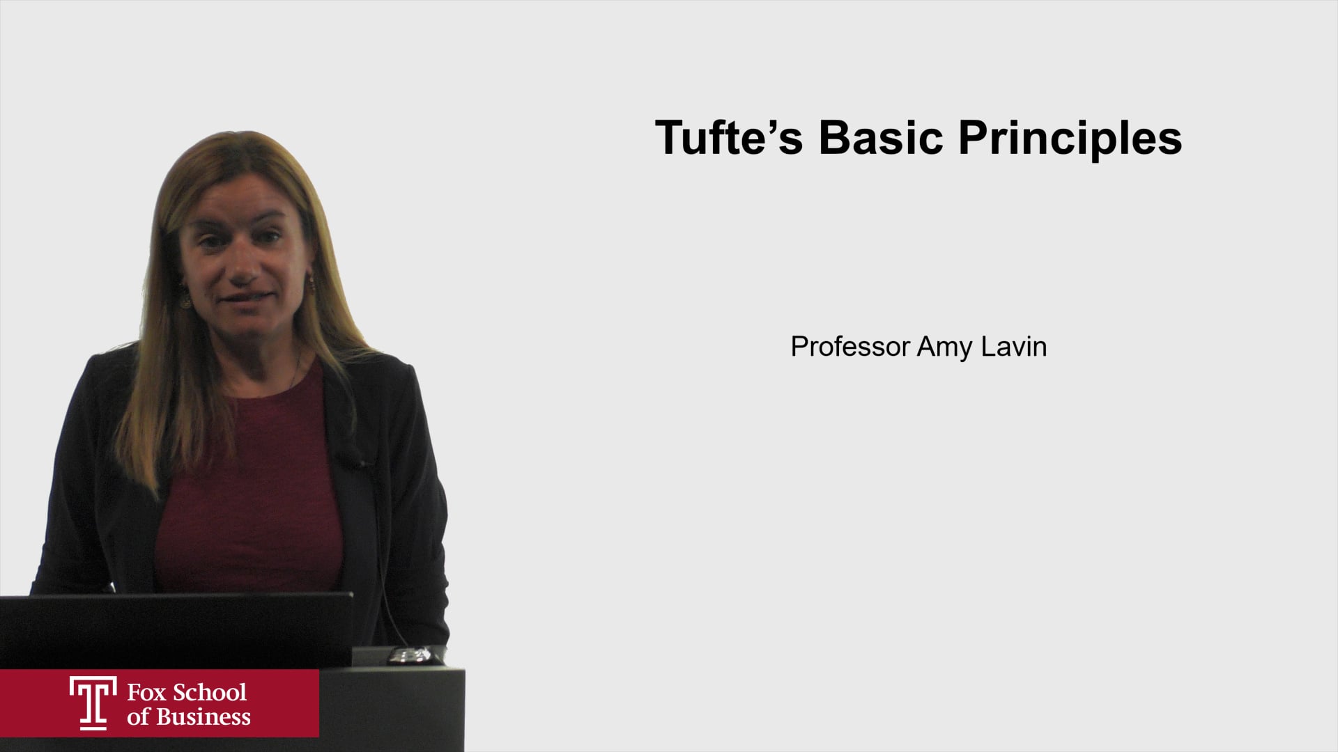 Tufte’s Basic Principles