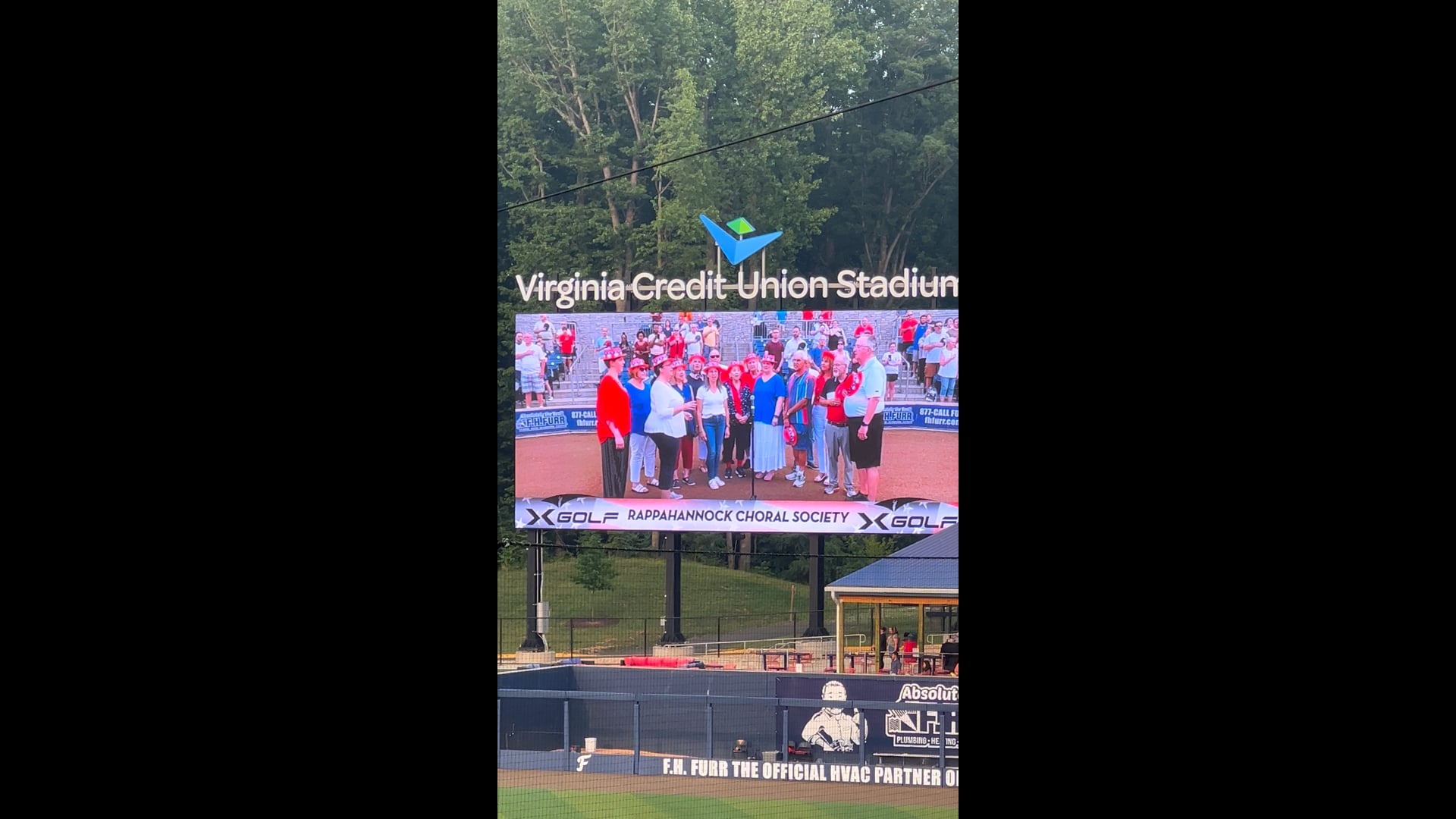 RCS Singing the National Anthem