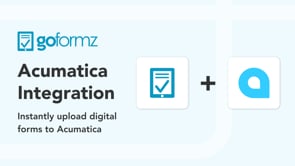 Solution Overview: GoFormz and Acumatica