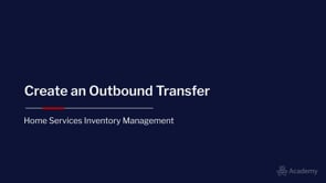 HS 09 12 Supplyware by MarginPoint Create an Outbound Transfer