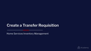 HS 09 11 Supplyware by MarginPoint Create a Transfer Requisition