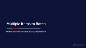 HS 09 04 Supplyware by MarginPoint Multiple Items to Batch