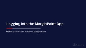 HS 09 01 Supplyware by MarginPoint Mobile App Logging In