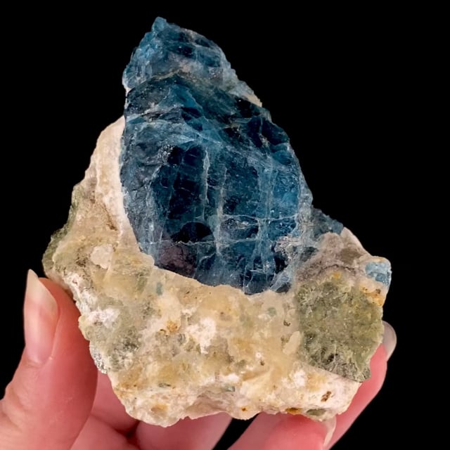 Fluorapatite (rare color for Erongo)