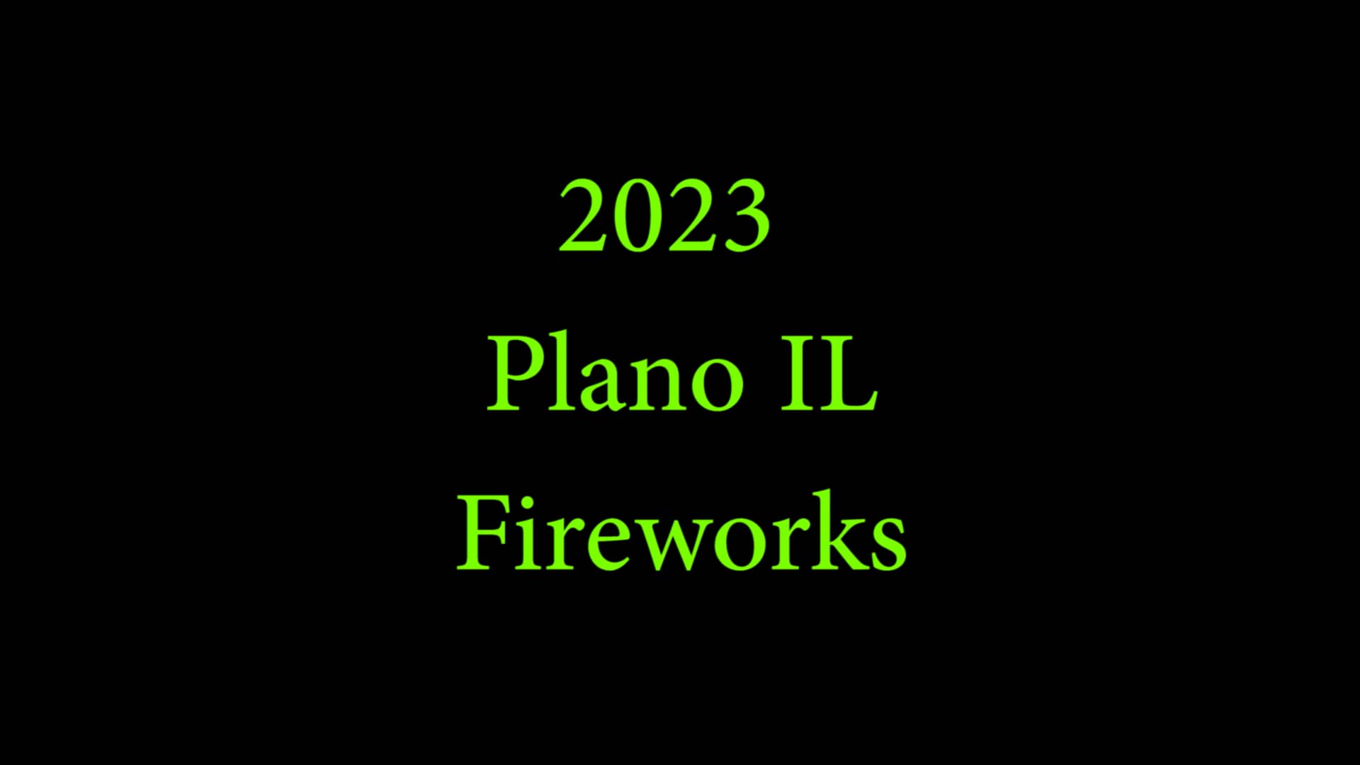 2025 Plano Fireworks on Vimeo