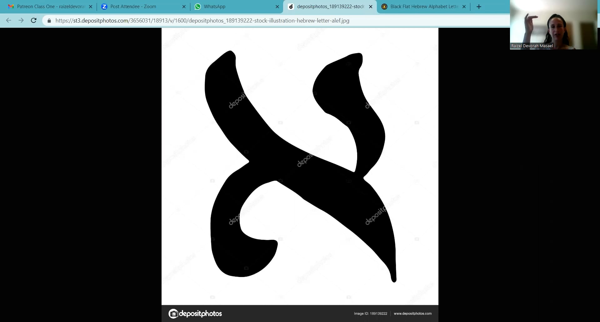 Class 1 Aleph and Bet on Vimeo