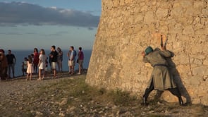 La visita teatralitzada a Montgó repassa més de 20 segles d'història de l'Escala 