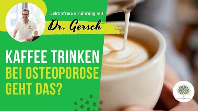 Soll man Kaffee nicht mit Milch trinken, wenn man Osteoporose hat? 