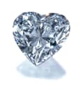 Pure engagement ring: gold, heart cut diamond