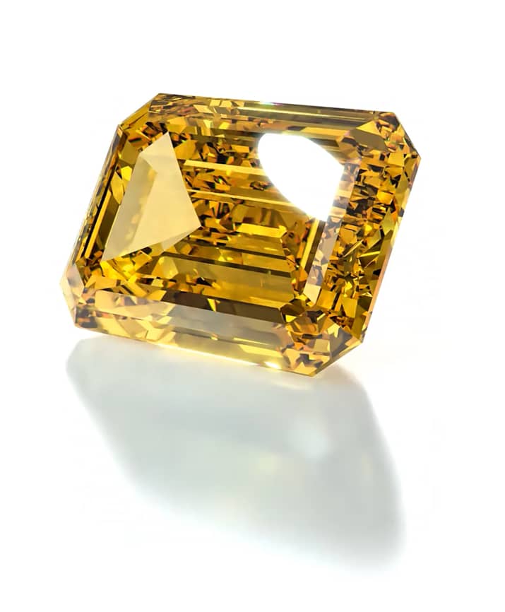 Zaručnički prsten Savicki: zlato, žuti dijamant