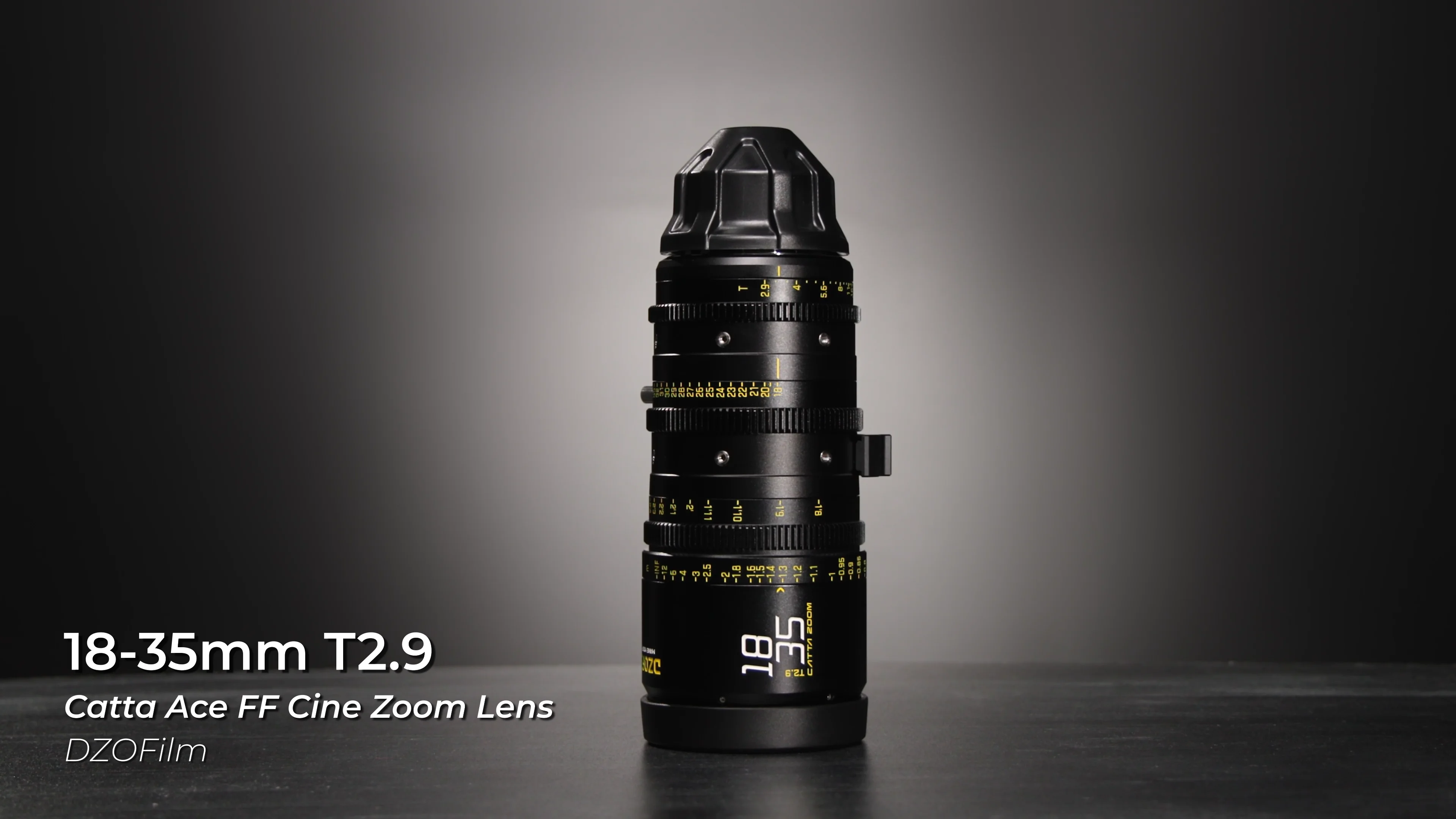 DZOFilm Catta Ace FF 18-35mm T2.9 Cine Zoom Lens DZO-FFA1835-BLK