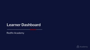 RA 01 03 Redfin Academy Learning Dashboard