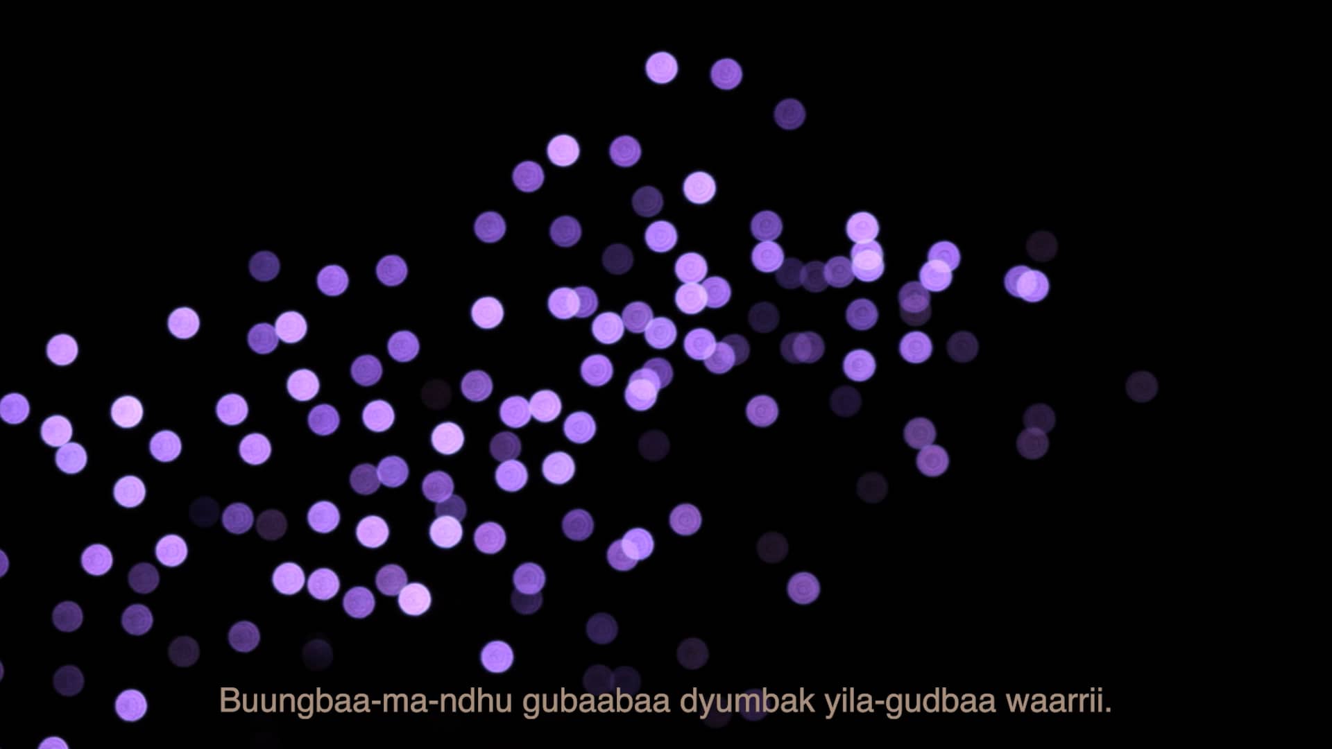 First Lights Buungbaamandhu on Vimeo