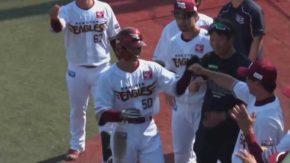 【ファーム】貴重な一打!! イーグルス・武藤敦貴 レフトへ勝ち越しの犠牲フライを放つ!!  2023年7月4日 東北楽天ゴールデンイーグルス 対 埼玉西武ライオンズ
