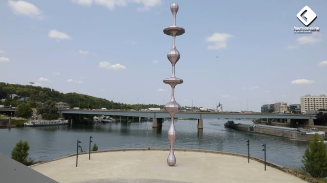 Vidéo “Ether”de Kohei Nawa, la première œuvre monumentale installée à la proue de l’Ile Seguin id:842125774