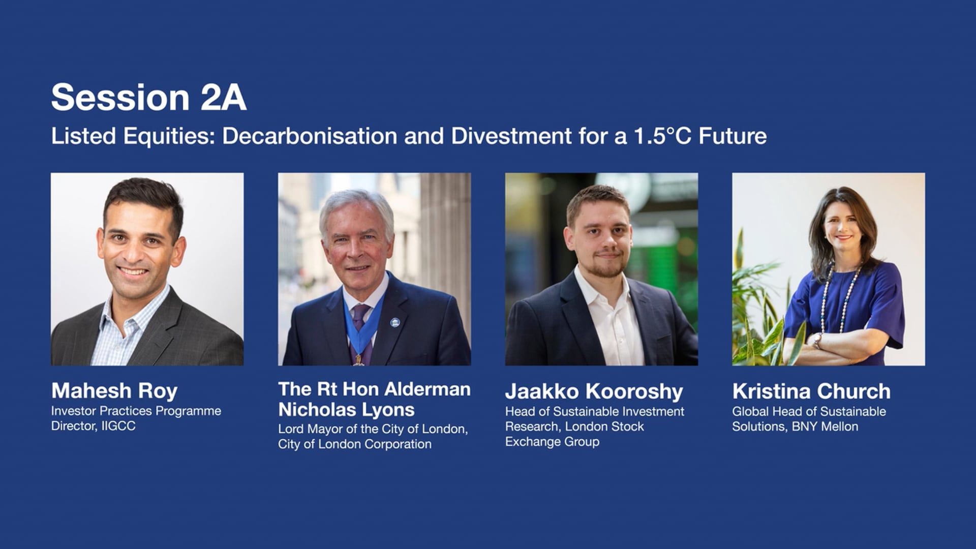 Session 2A│Climate Investment Summit 2023