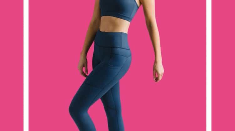 Zyia Active Fig Vibrations Light N Tight 7/8 24 Legging Womens Size 8-10  NEW