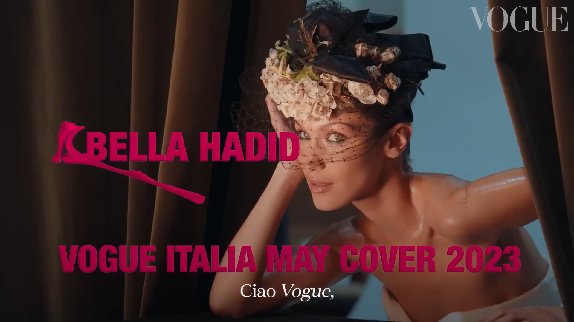 Bella Hadid | Vogue Italia | On Set