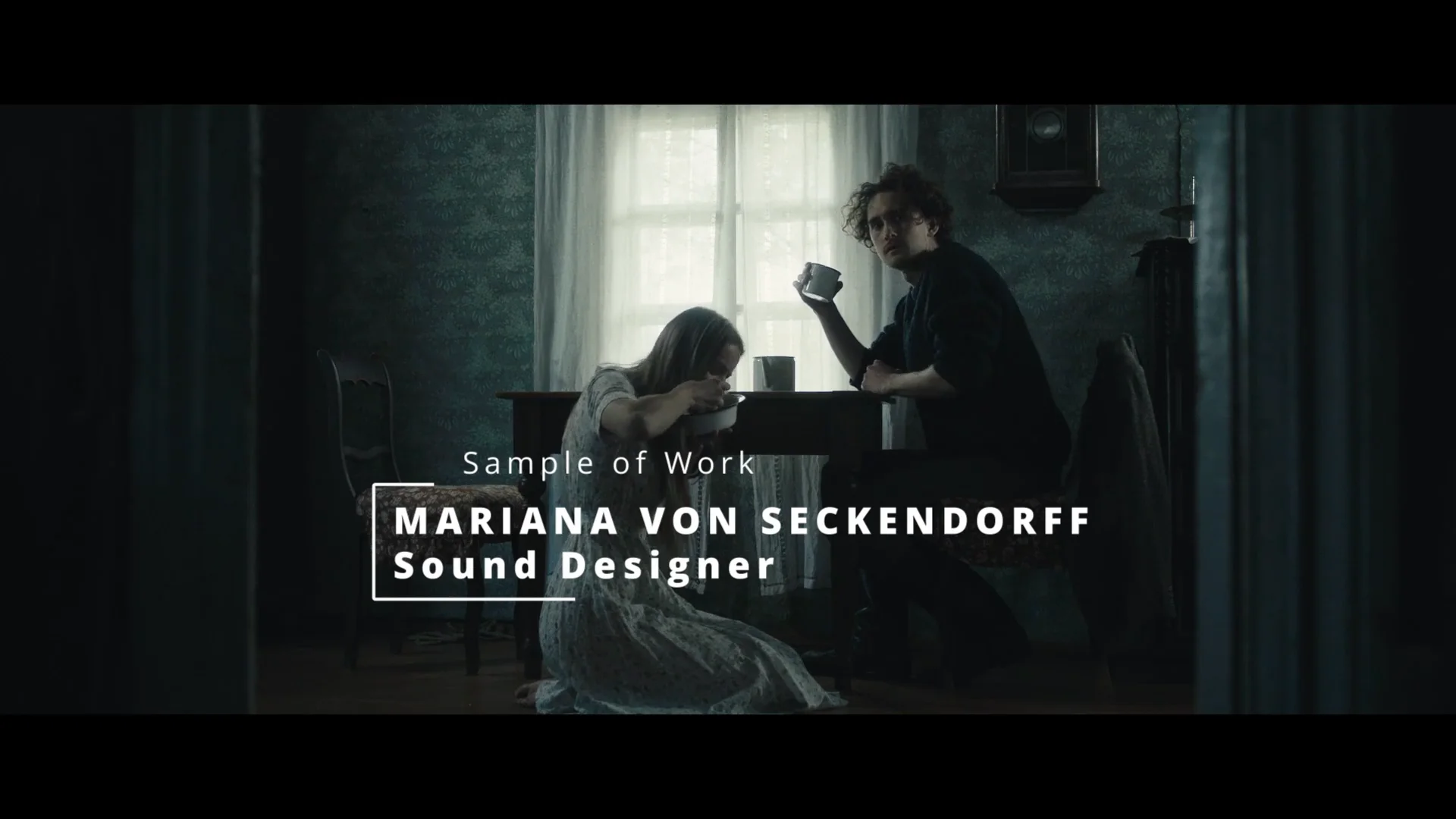 Sample of Work - Sound Design and Mixing by Mariana von Seckendorff ...