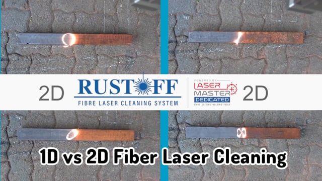 1D vs 2D Fiber Laser Cleaning System, Fiber Laser Clean Technology FAQ, LaserMaster System Compare