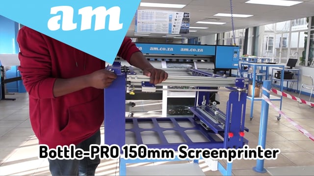 ScreenMaster Bottle-PRO 150mm Screen Printer Assemble Video, Step by Step Assemble Setup Guide