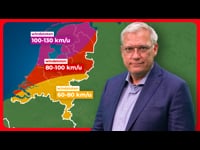 Zeer zware zomerstorm trekt over Nederland