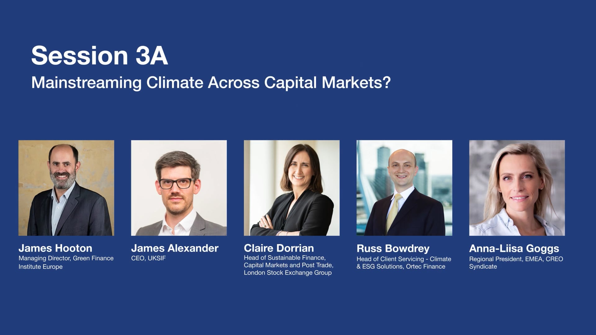 Session 3A│Climate Investment Summit 2023