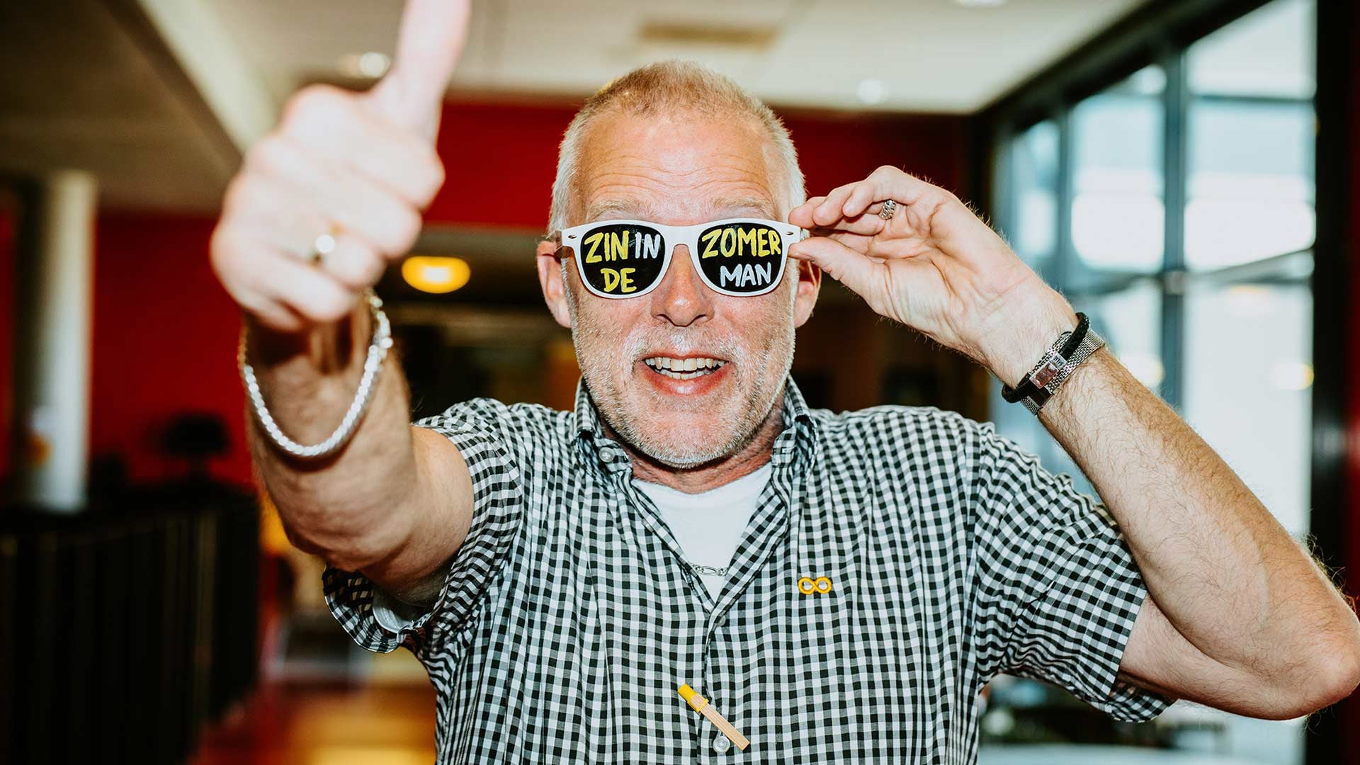 Zin in de zomer, man on