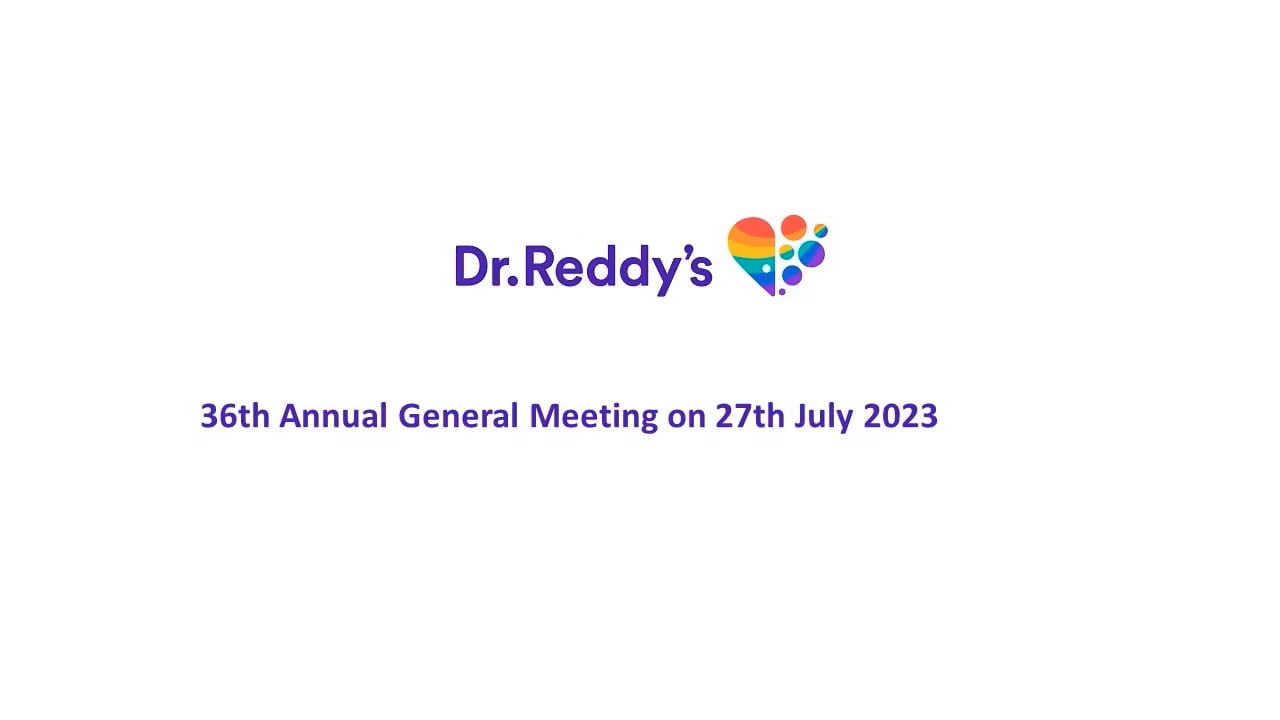 Dr. Reddys AGM 2023 on Vimeo