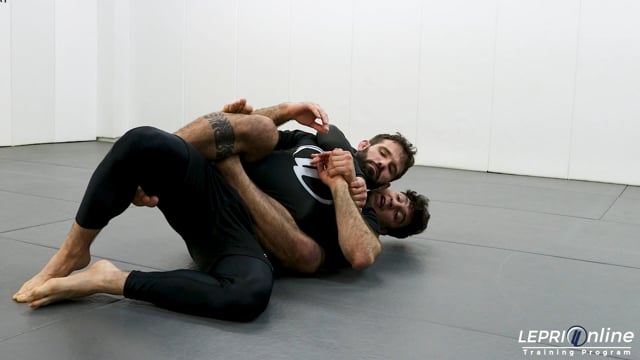 Low Single With Ankle Pick Takedown to Back Take to Rear Naked Choke