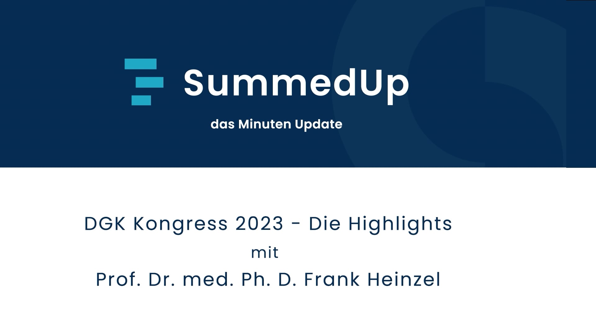 DGK Kongress 2023 - Die Highlights