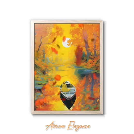 おの登茂子作品　　秋の絵画ポスター おの登茂子作品 秋の絵画ポスター おの登茂子作品 秋の絵画ポスター